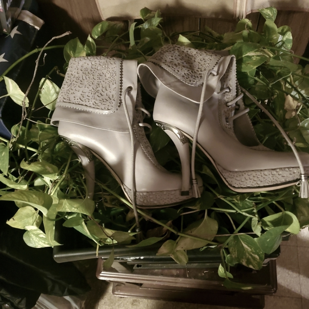 Christian Dior High Heel Lace-up Boots